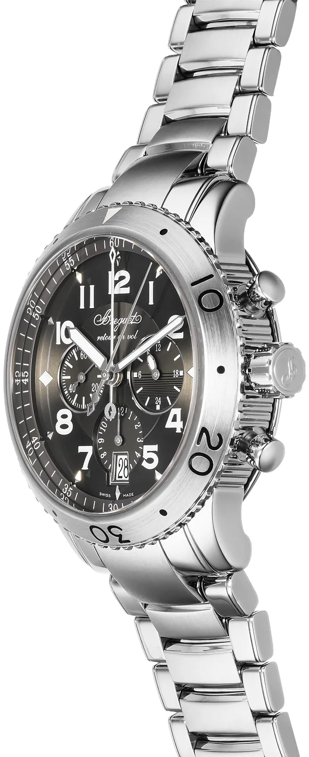 Breguet Type XXI 3810ST/92/SZ9 43mm Stainless steel Brown 1