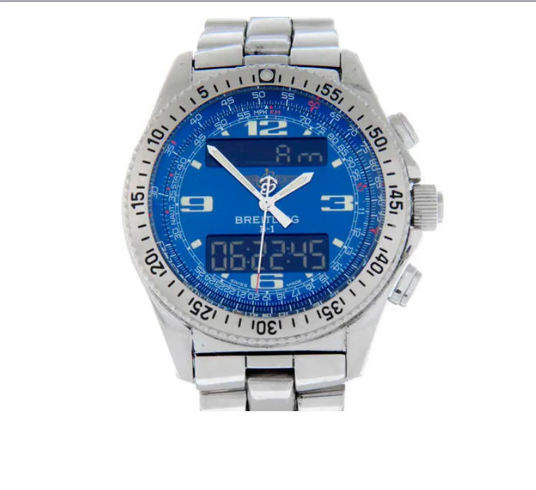 Breitling B-1 A68362 44mm Stainless steel Blue