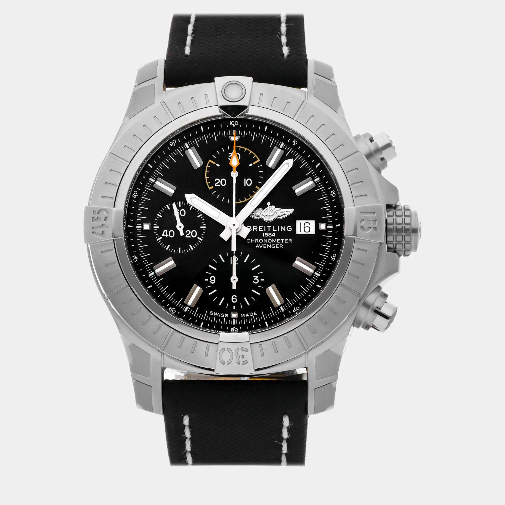 Breitling Avenger A13317101B1X2 45mm Stainless steel Black