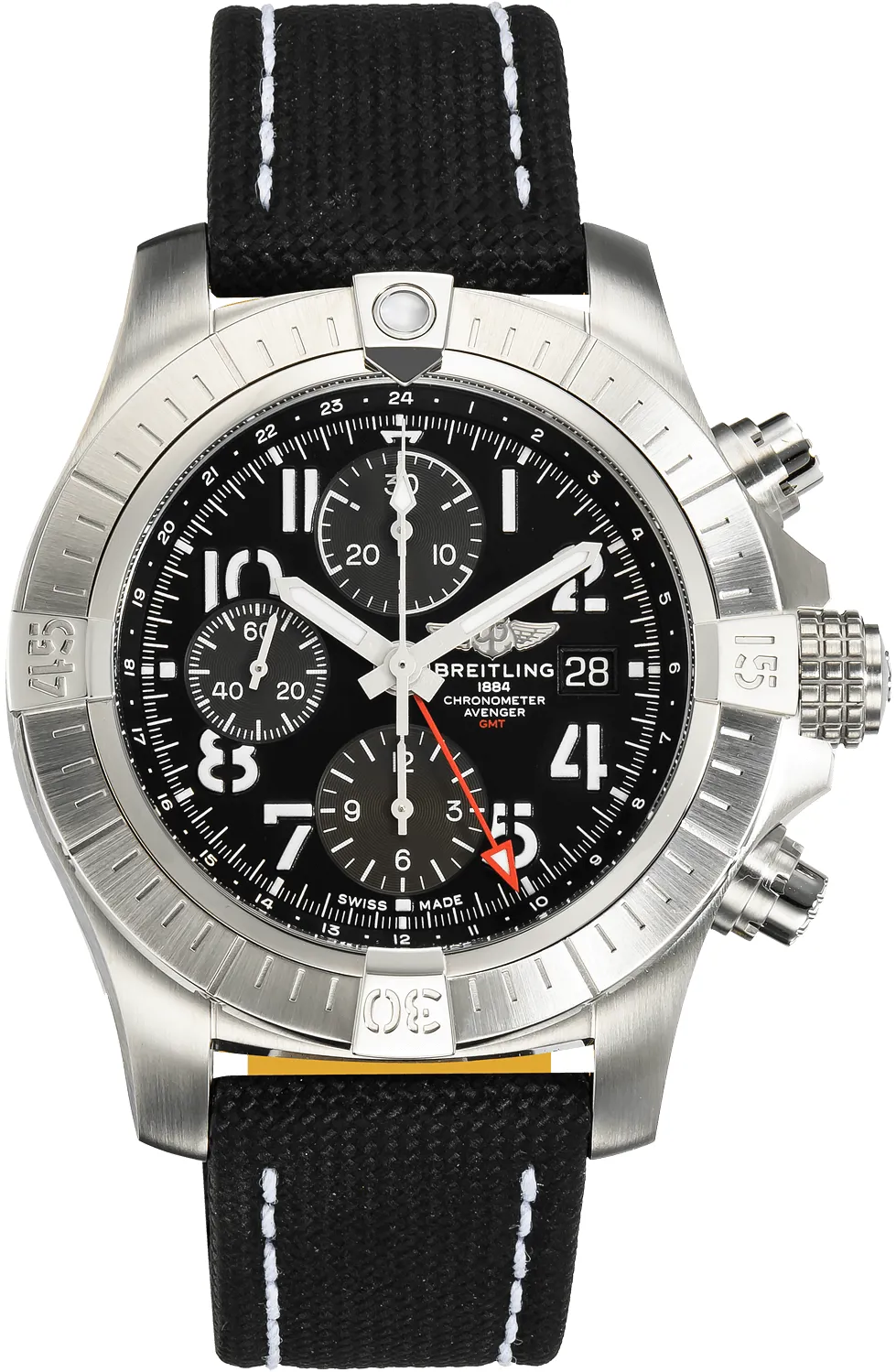 Breitling Avenger A24315 45mm Stainless steel Black