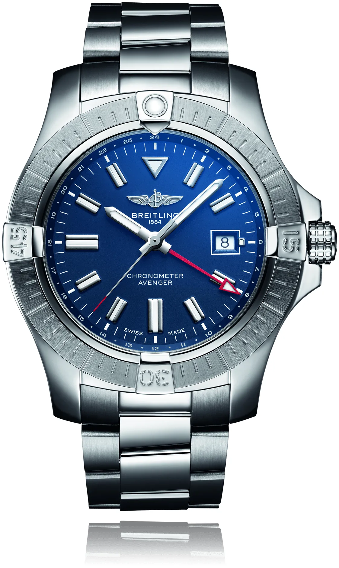 Breitling Avenger A32395101C1A1 45mm Stainless steel Blue