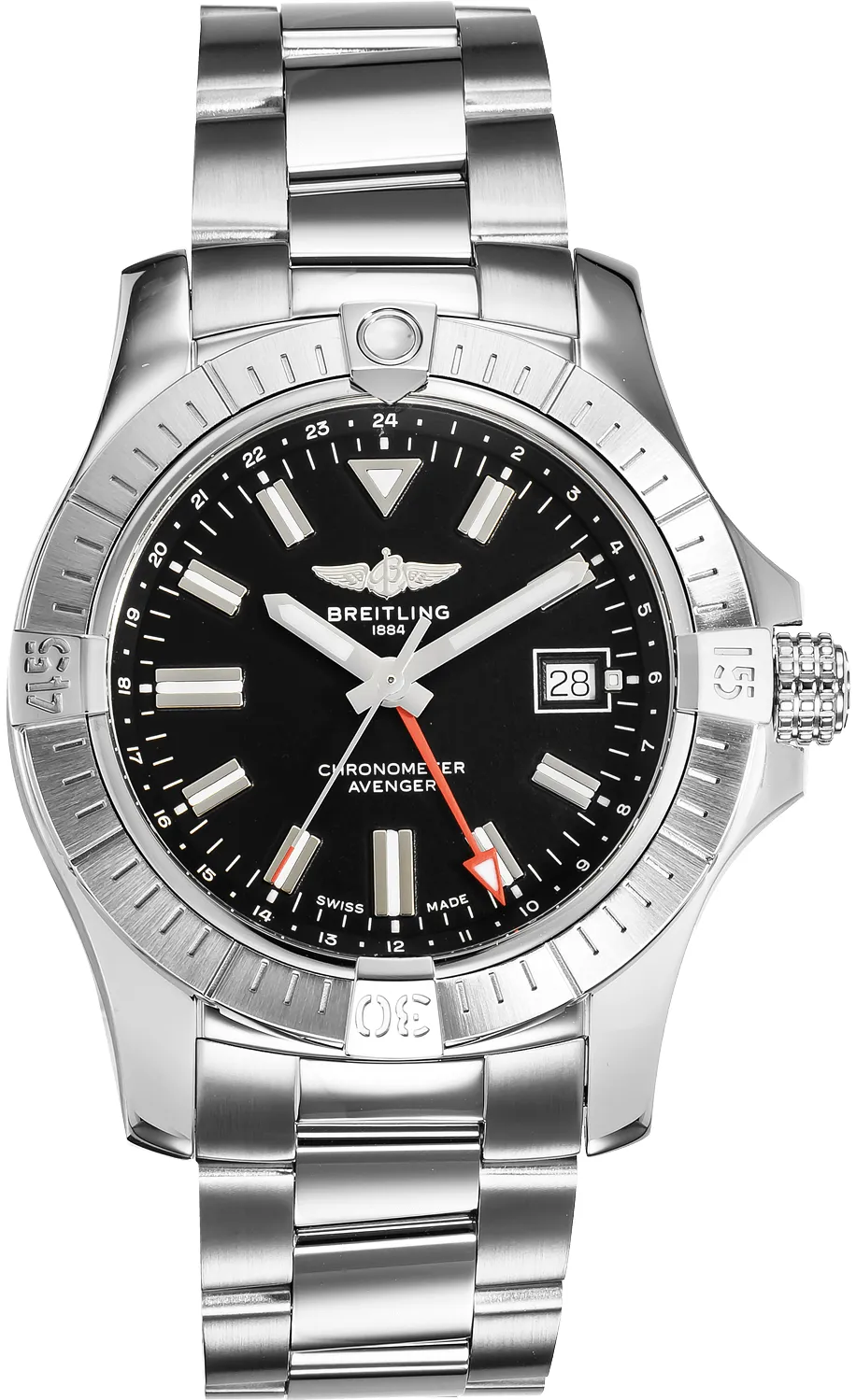 Breitling Avenger A32397 43mm Stainless steel Black