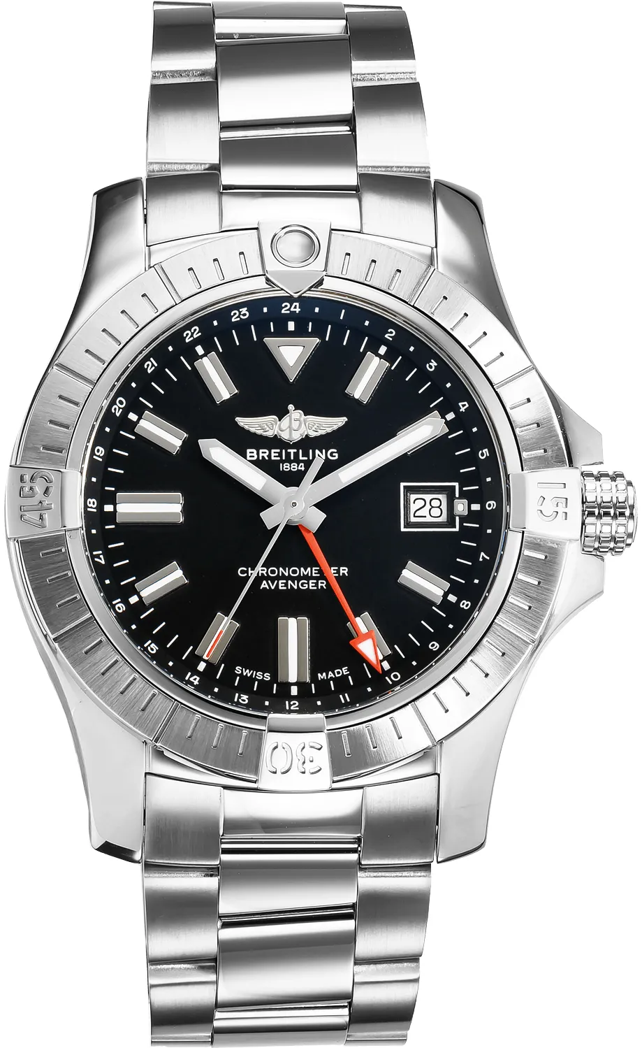 Breitling Avenger A32397 43mm Stainless steel Black