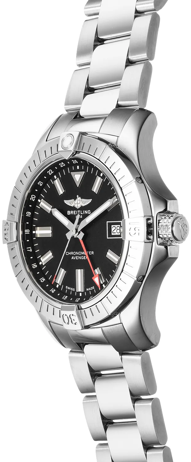 Breitling Avenger A32397 43mm Stainless steel Black 1