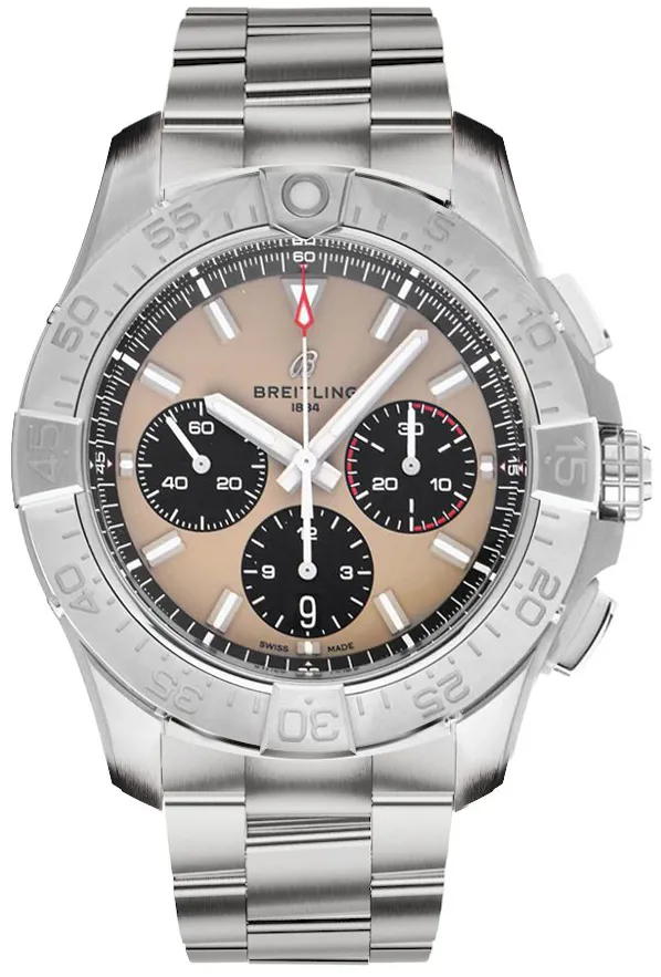 Breitling Avenger AB0147101A1A1 44mm Stainless steel Beige