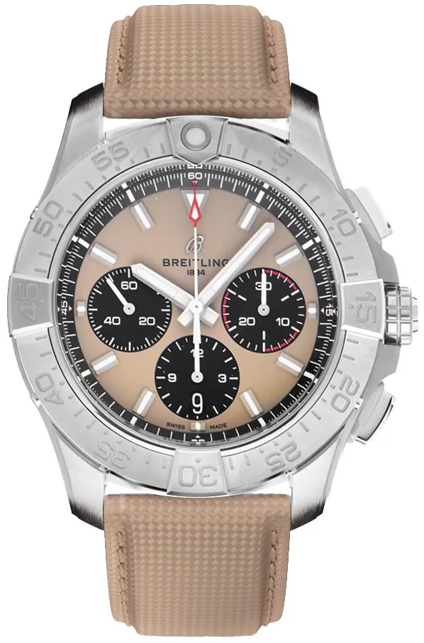 Breitling Avenger AB0147101A1X1 44mm Stainless steel Beige