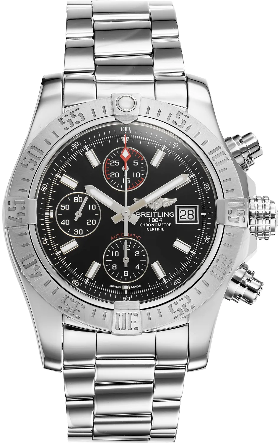 Breitling Avenger A13381 43mm Stainless steel Black