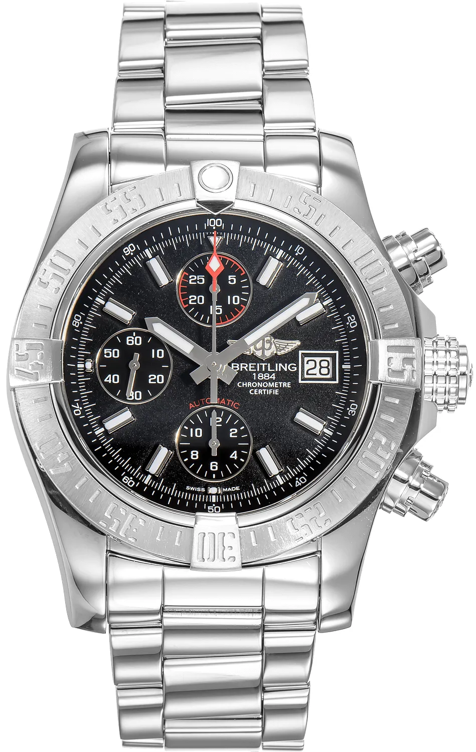 Breitling Avenger A13381 43mm Stainless steel Black