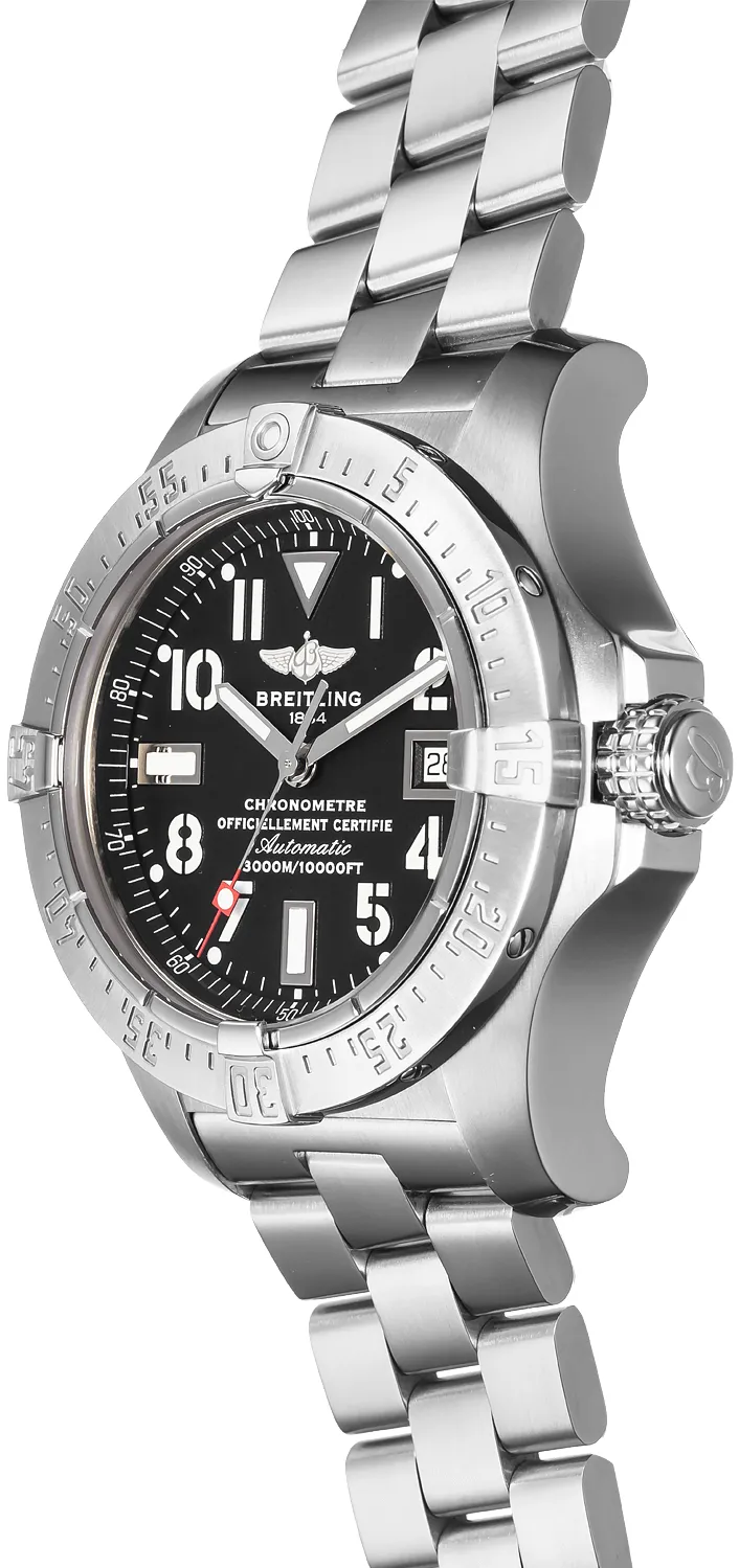 Breitling Avenger A17330 44mm Stainless steel Black 1