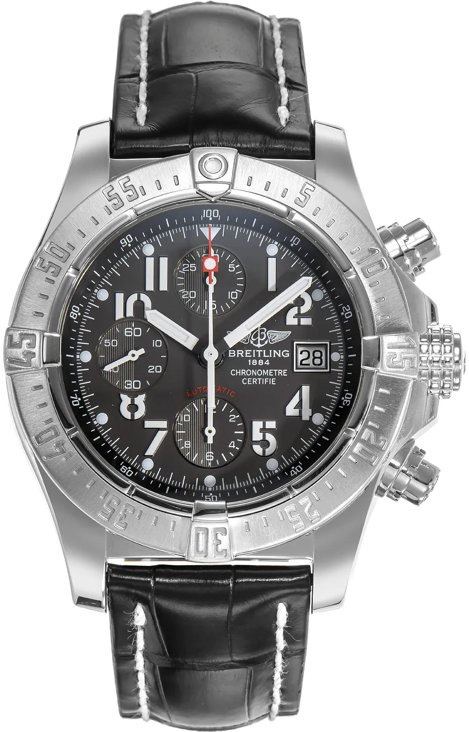 Breitling Avenger A13380 45mm Stainless steel Silver Gray