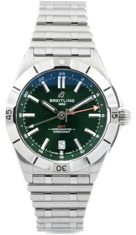 Breitling Chronomat A32398101L1A1 40mm Stainless steel Green 2