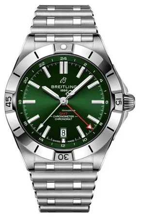 Breitling Chronomat A32398101L1A1 40mm Stainless steel Green 6