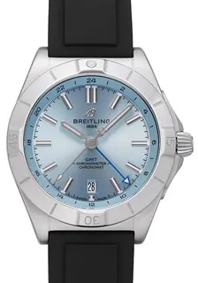 Breitling Chronomat p32398101c1s1 Platinum and Stainless steel Blue