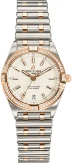 Breitling Chronomat U77310 Rose gold and Stainless steel Silver