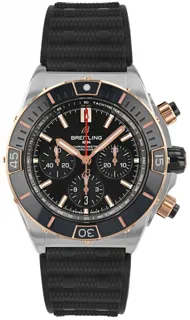 Breitling Super Chronomat UB0136251B1S1 Stainless steel and Red gold Black