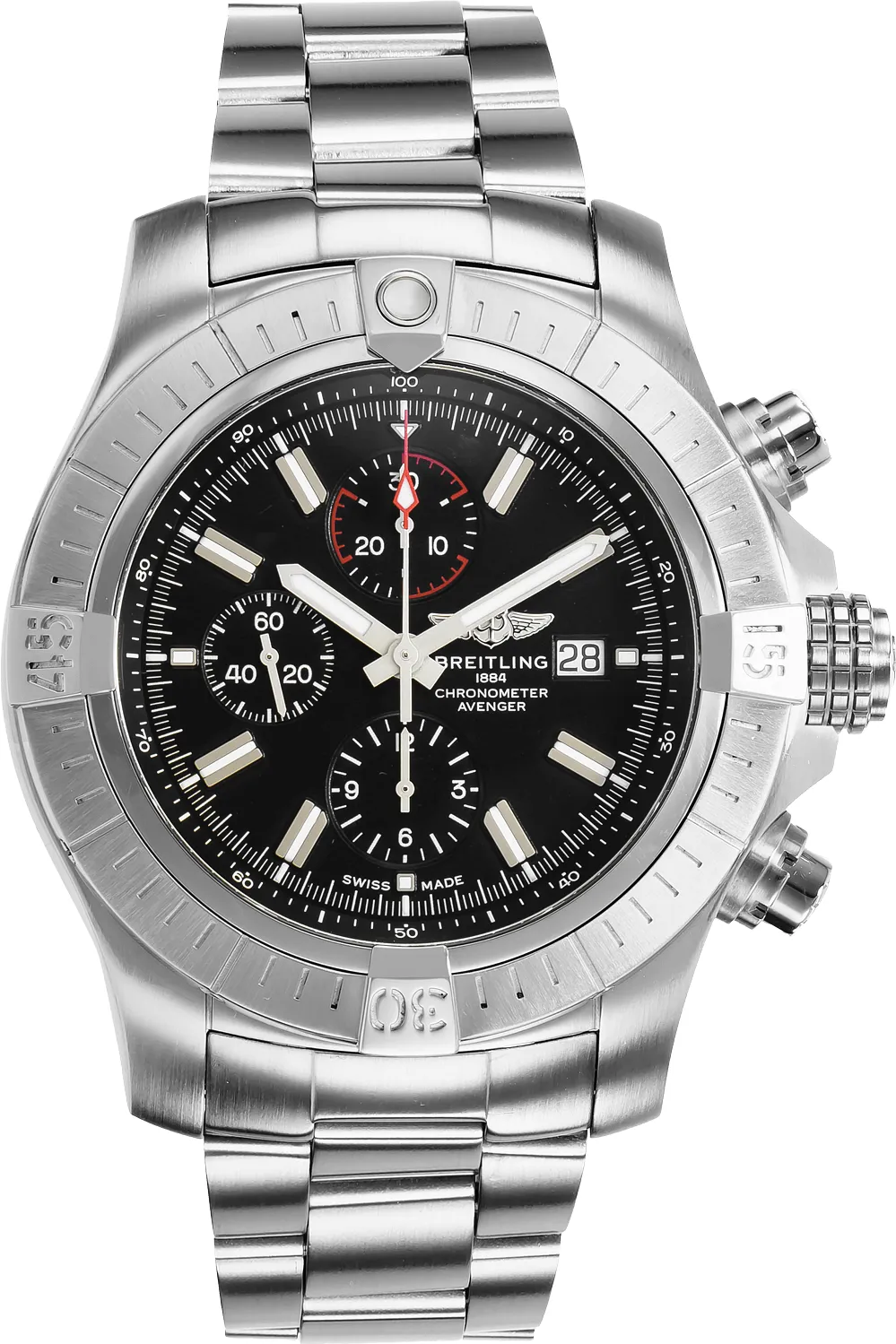 Breitling Avenger A13375 48mm Stainless steel Black