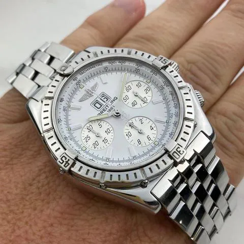 Breitling Crosswind Special A44355 44mm Stainless steel White