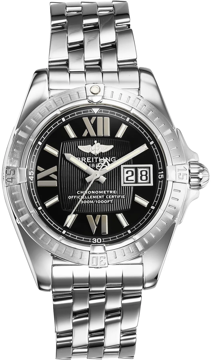 Breitling Galactic A49350 41mm Stainless steel Black