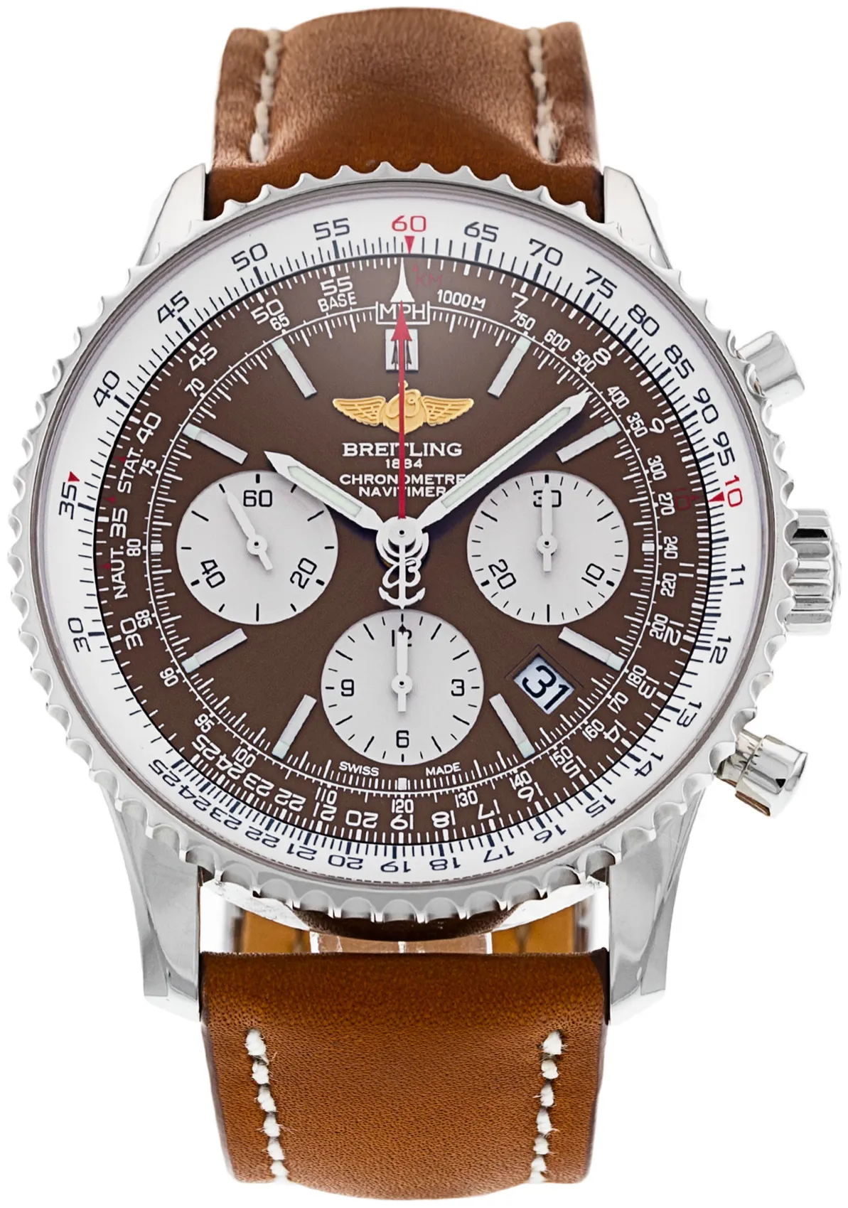 Breitling Navitimer 01 AB0121 43mm Stainless steel •