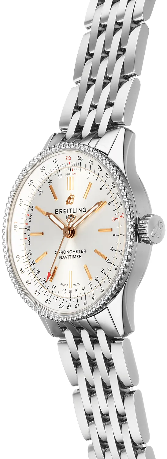 Breitling Navitimer A17395 35mm Stainless steel Silver 2