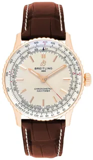 Breitling Navitimer R17329F41G1P1 18kt rose gold Silver