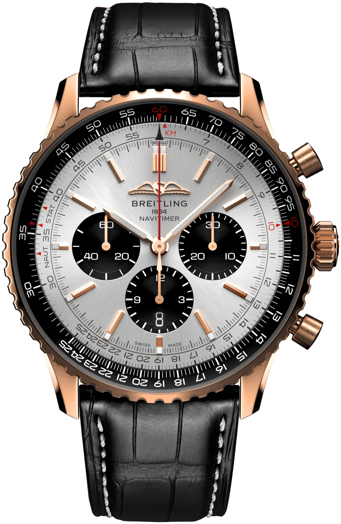 Breitling Navitimer RB0137241G1P1 46mm Red gold