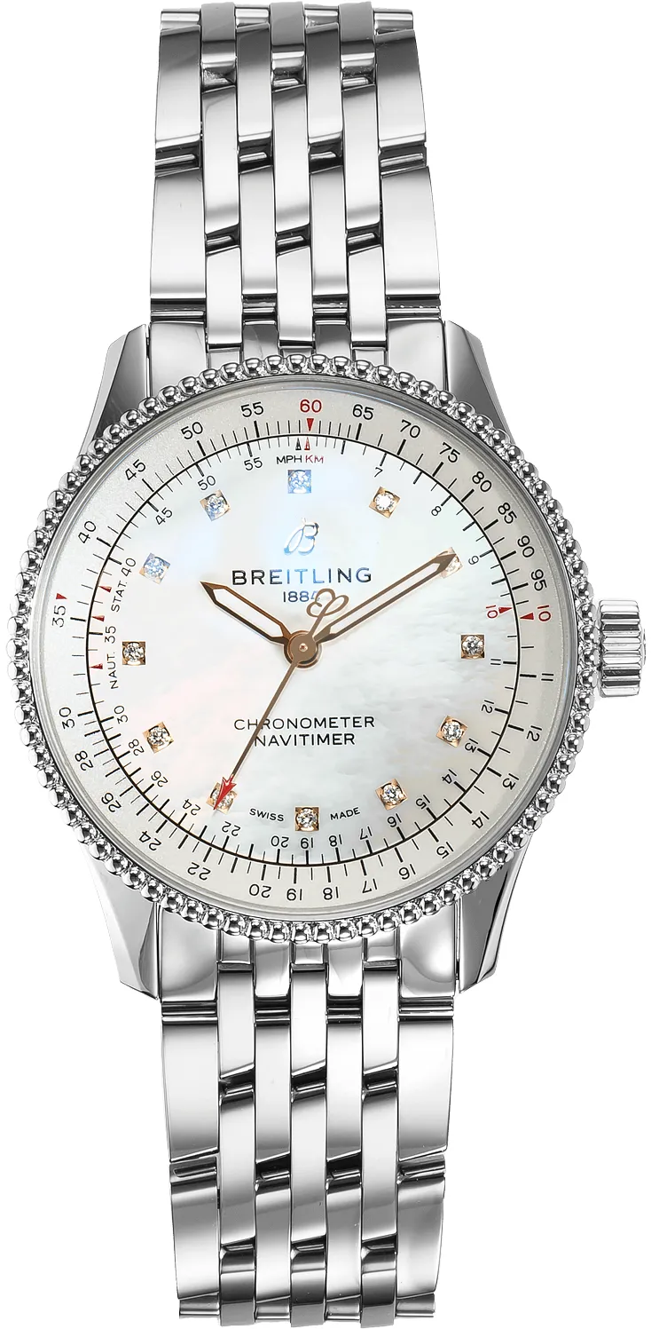 Breitling Navitimer A173952 35mm Stainless steel White