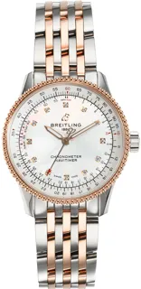 Breitling Navitimer U173952 Rose gold and Stainless steel White