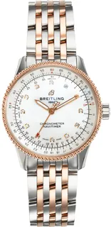 Breitling Navitimer U173952 Rose gold and Stainless steel White