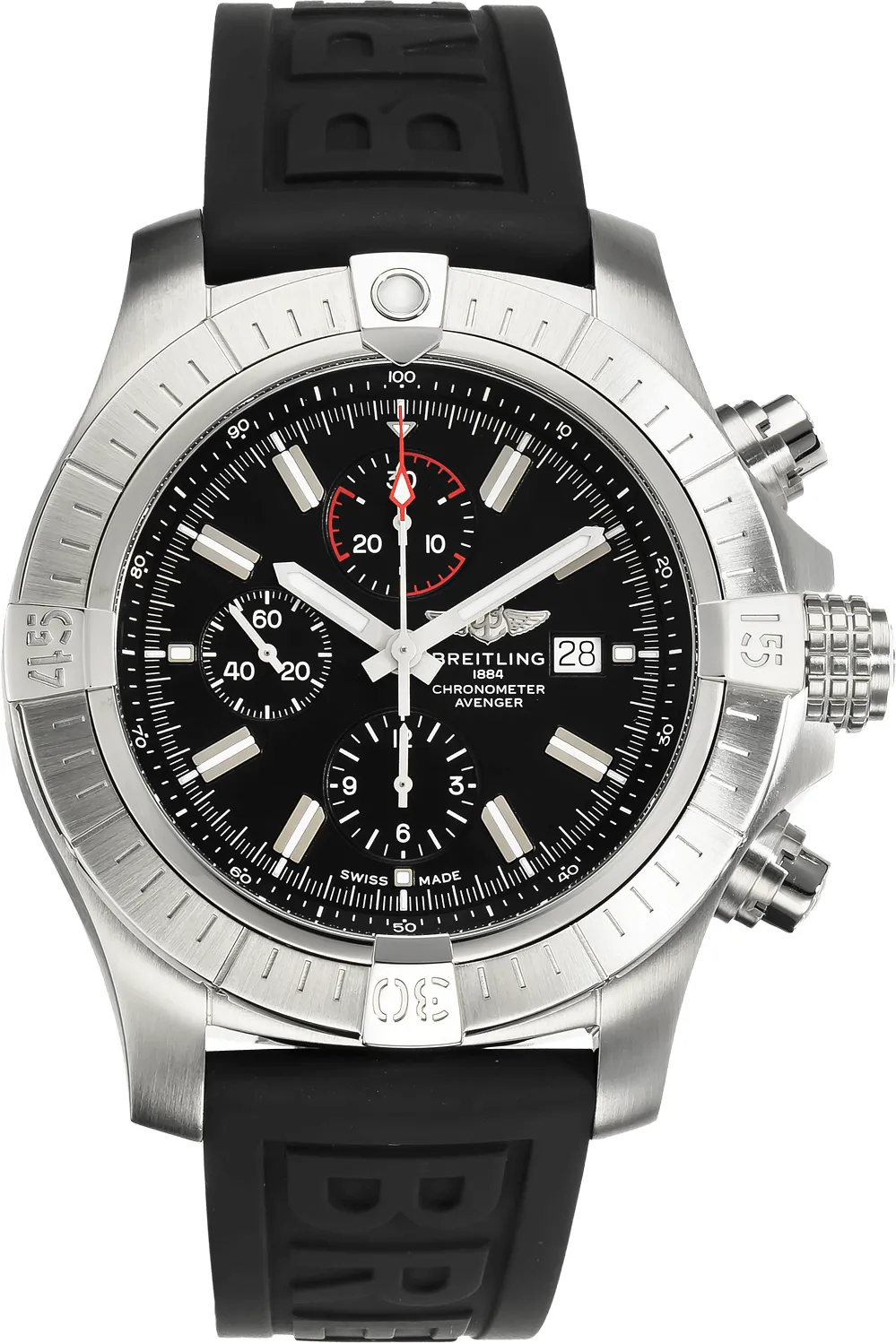 Breitling Avenger A13375 48mm Stainless steel Black