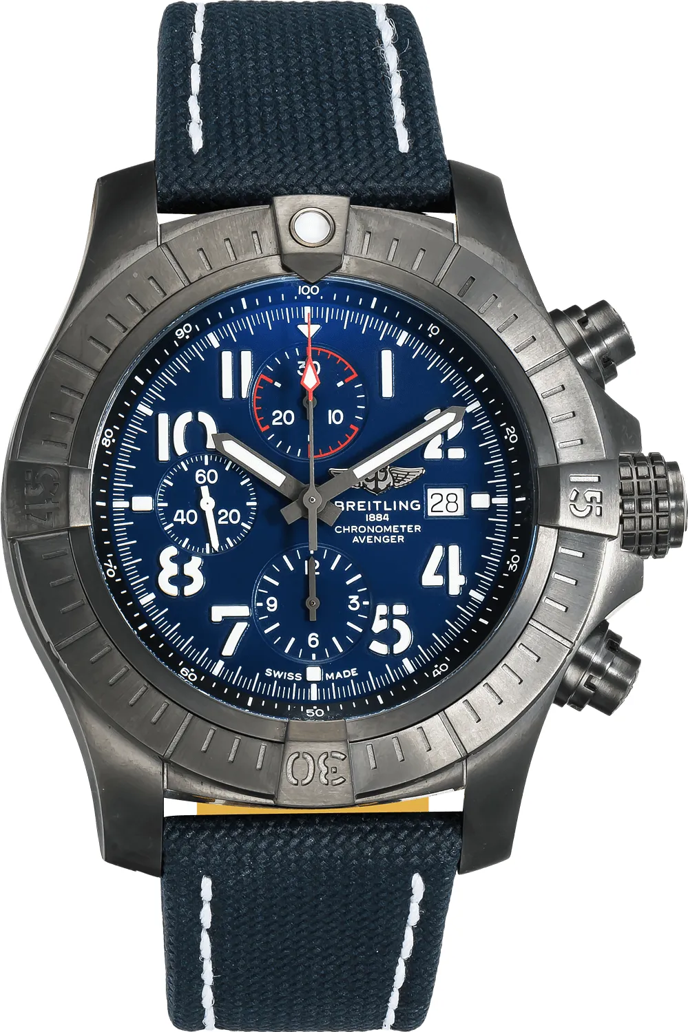 Breitling Avenger V13375101C1X2 48mm Titanium Blue