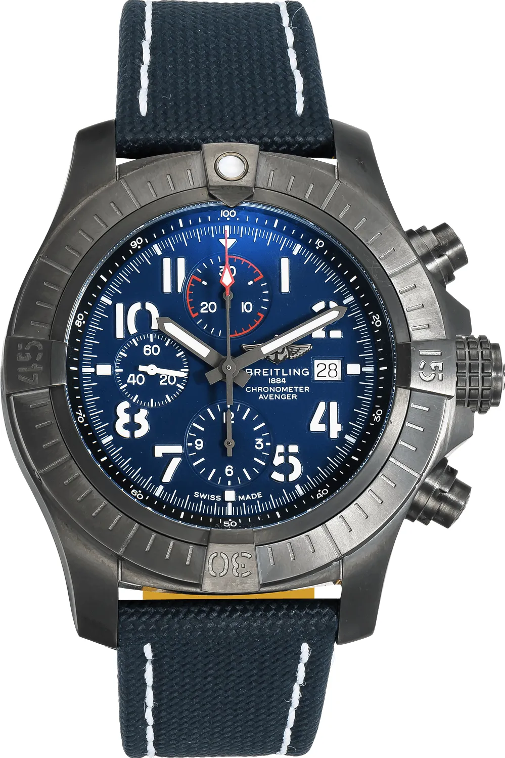 Breitling Avenger V13375101C1X2 48mm Titanium Blue