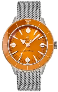 Breitling superoc U10340281I1A1 Stainless steel and Red gold Orange