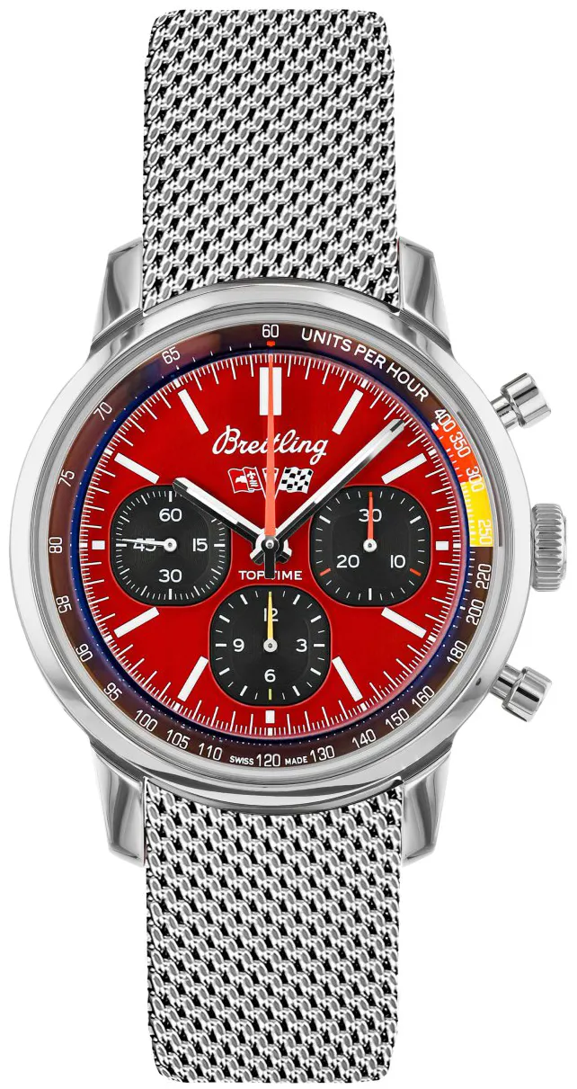Breitling Top Time AB01761A1K1A1 41mm Stainless steel Red