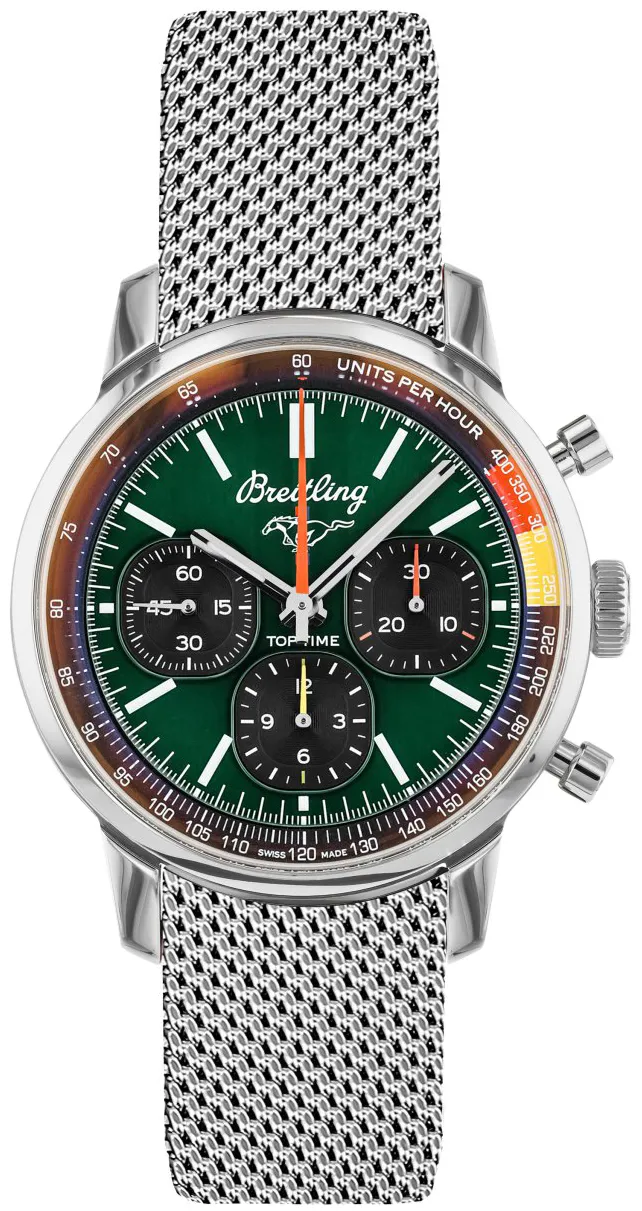 Breitling Top Time AB01762A1L1A1 41mm Stainless steel Green