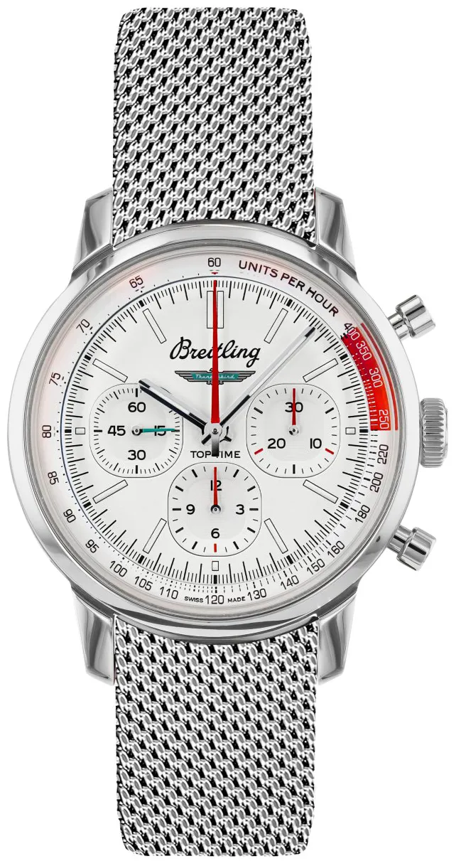 Breitling Top Time AB01766A1A1A1 41mm Stainless steel White