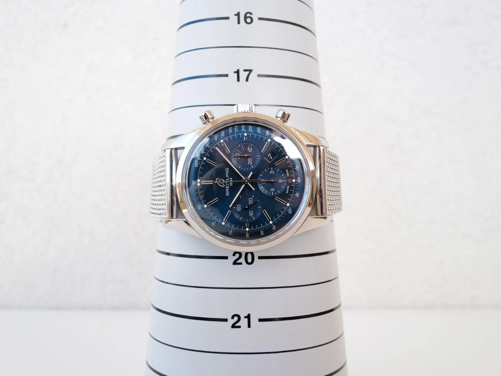 Breitling Transocean Chronograph 43mm Stainless steel Blue 8