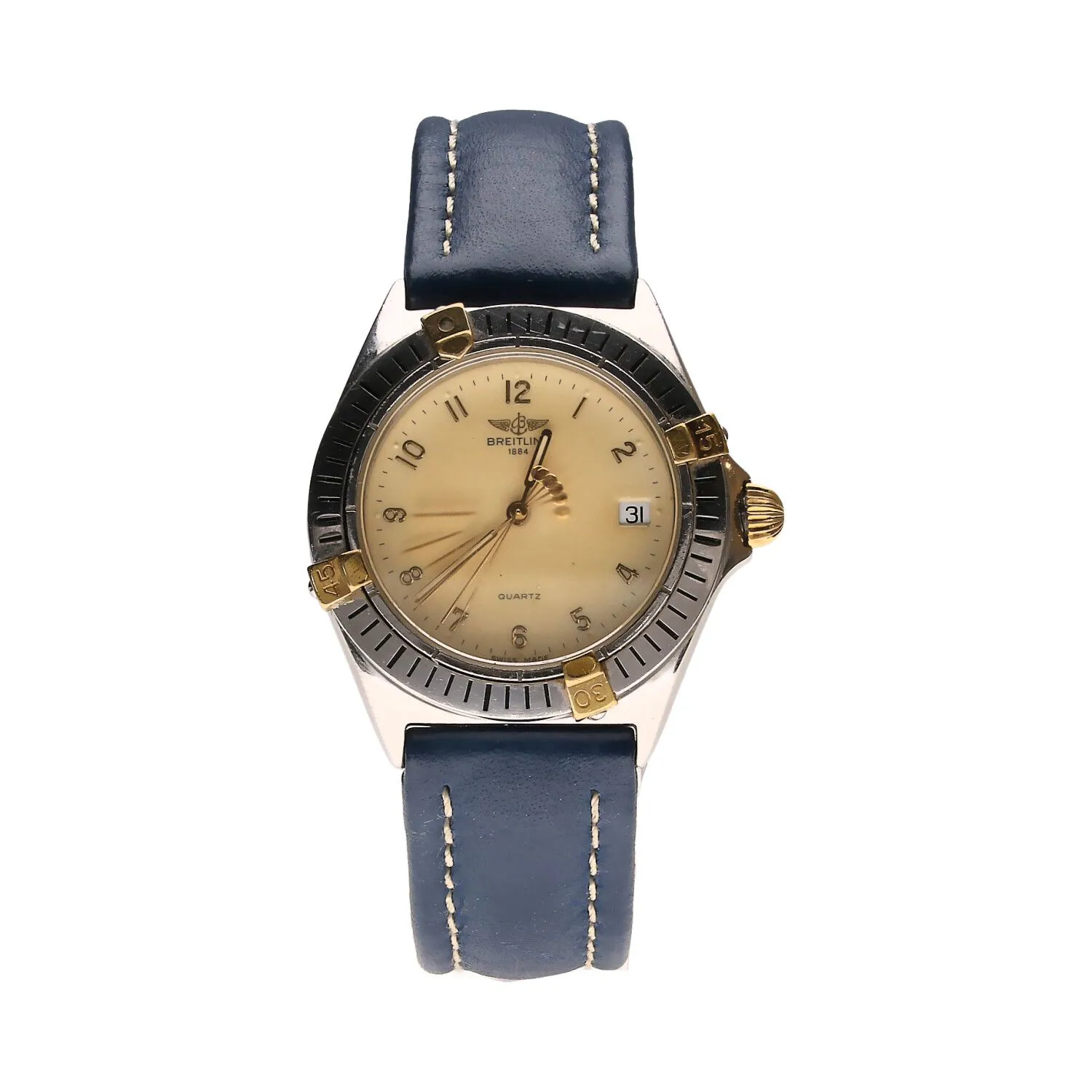 Breitling 38mm Stainless steel Cream