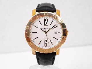 Bulgari Diagono XL BB42WGLDAUTO Yellow gold White