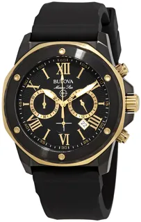 Bulova Marine Star 98B278 Stainless steel Black