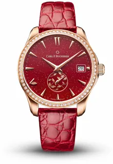 Carl F. Bucherer Manero 00.10922.03.93.11 Rose gold Red with gold dust