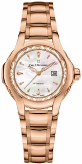 Carl F. Bucherer Pathos Diva 00.10580.03.73.21.02 34mm Rose gold White