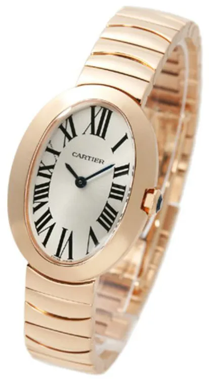 Cartier Baignoire W8000005 31.5mm Rose gold Silver