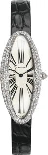 Cartier Baignoire Allongée WJBA0007 47mm White gold Silver