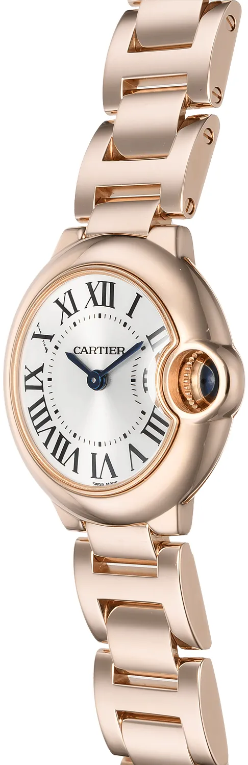 Cartier Ballon Bleu W69002Z2 28mm Rose gold Silver Gray 1