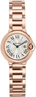 Cartier Ballon Bleu W69002Z2 Rose gold Silver