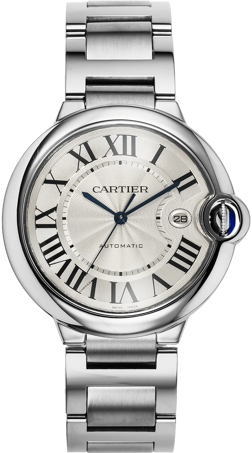 Cartier Ballon Bleu 42mm W69012Z4 42mm Stainless steel Silver