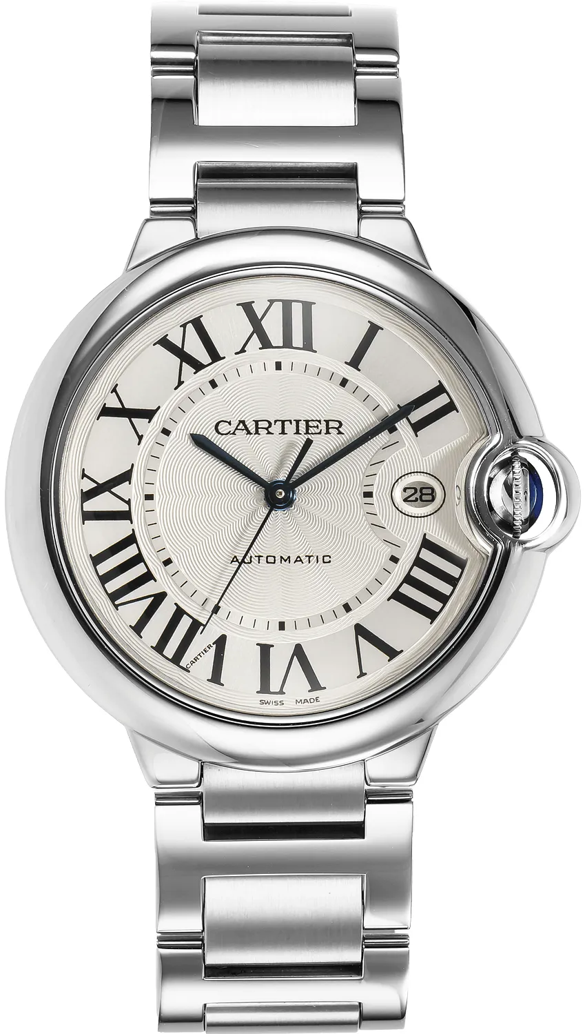 Cartier Ballon Bleu 42mm W69012Z4 42mm Stainless steel Silver