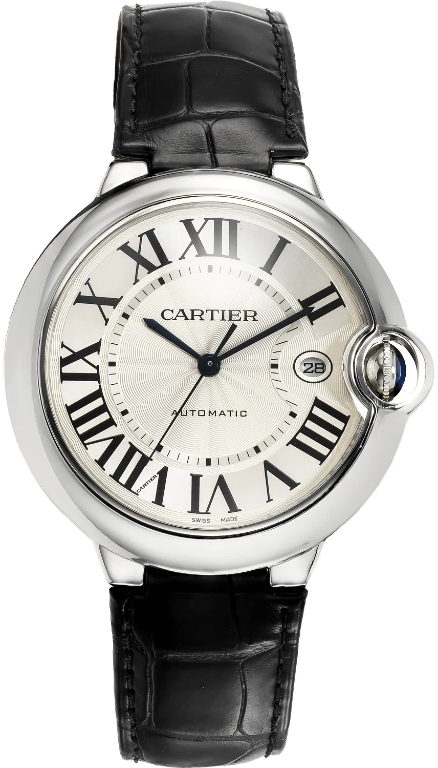 Cartier Ballon Bleu W69016Z4 42mm Stainless steel Silver