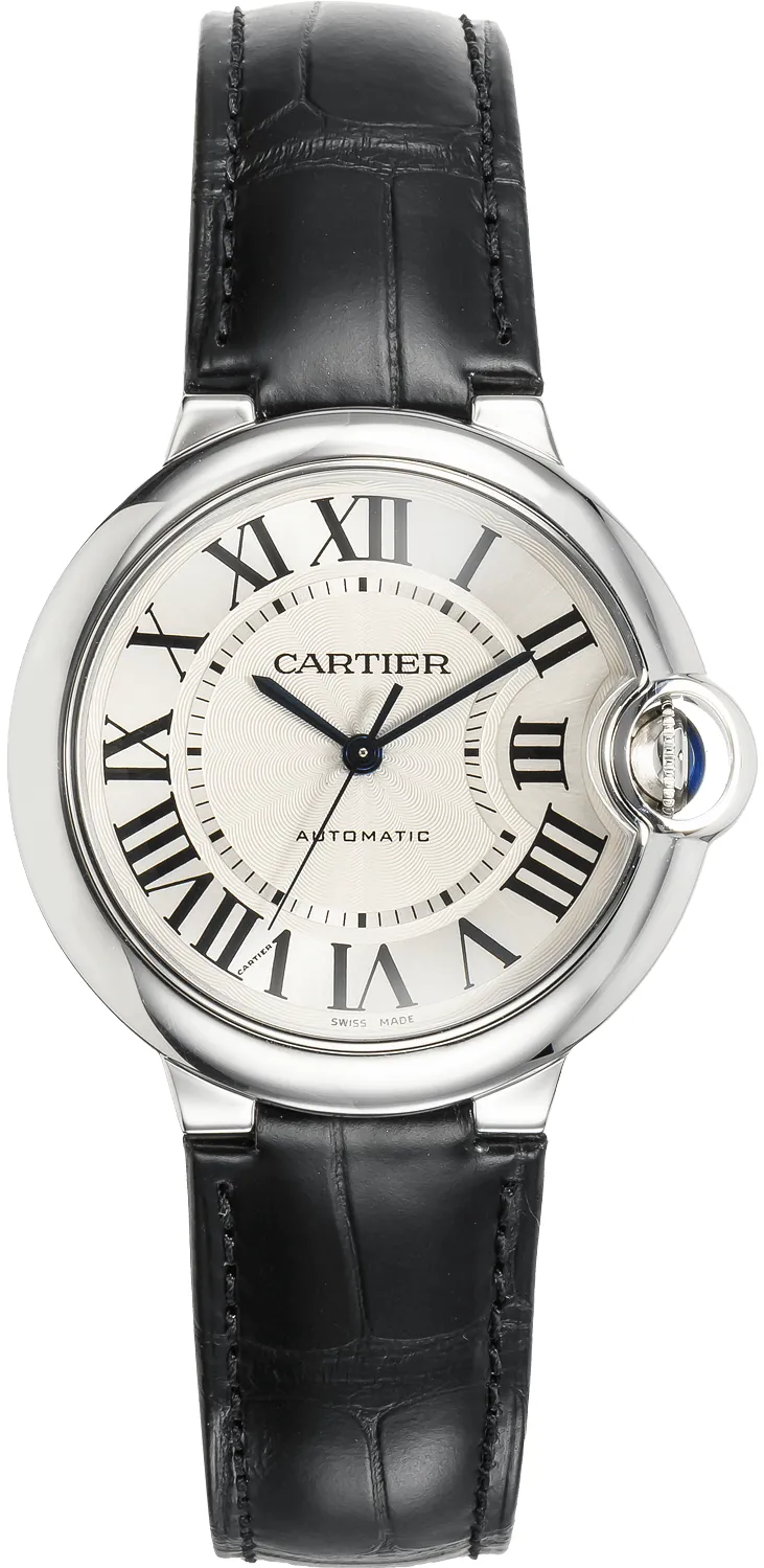 Cartier Ballon Bleu W69017Z4 36mm Stainless steel White